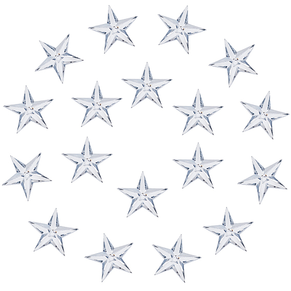 300шт. акриловые кабошоны, аксессуары для костюма, звезда