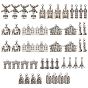 Tibetan Style Alloy Pendants, Building