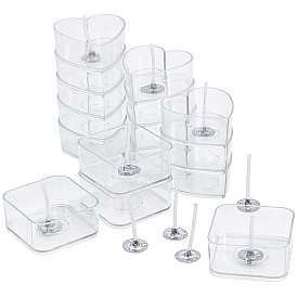 Пластиковые свечи, инструменты для изготовления свечей и парафиновые свечи фитиль