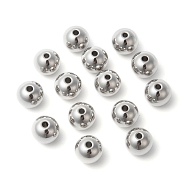 304 perles solides en acier inoxydable, ronde