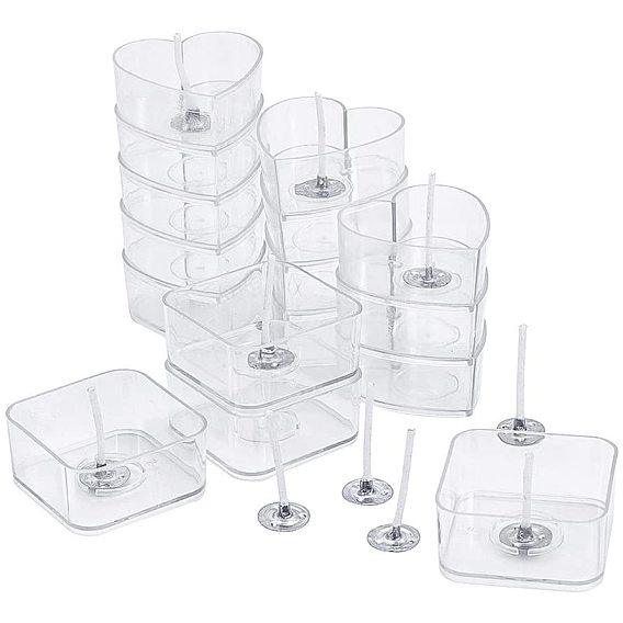 Пластиковые свечи, инструменты для изготовления свечей и парафиновые свечи фитиль