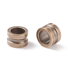 Perles en laiton, Perles avec un grand trou   , colonne