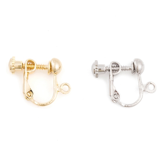 Фурнитура для латунных сережек, ионное напыление (IP)