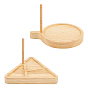 2 Styles Wooden Weaving Beading Loom Kit, Beading Tray, for DIY Jewelery Making