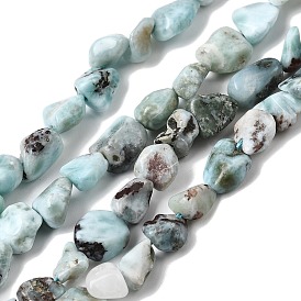 Природные ларимар бисер нитей, самородки, упавший камень