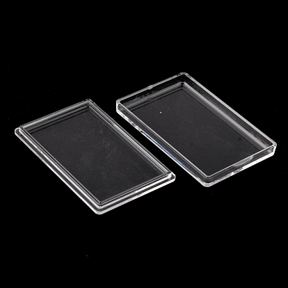 Transparent Acrylic Silver Bar Gold Bar Storage Cases, Air-Tite Capsule Storage Holders, Rectangle