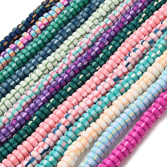 Полимерная глина бисер нитей, рондель