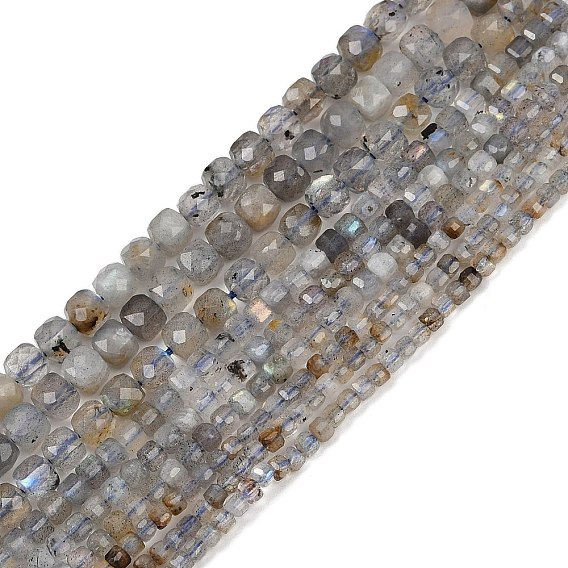 Природные лабрадорита бисер нитей, граненые, кубические