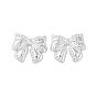 CCB Plastic Cabochons, Bowknot