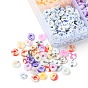 168G 24 Colors Eco-Friendly Handmade Polymer Clay Beads, Disc/Flat Round, Heishi Beads