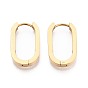 Серьги из 304 нержавеющей стали, овальные, ионное покрытие (ip)