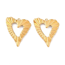 304 подвески из нержавеющей стали, шарма сердца, ионное покрытие (ip)