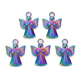 Pendentifs en acier inoxydable, ange