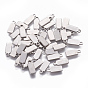 201 Stainless Steel Charms, Stamping Blank Tag, Rectangle