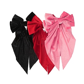 Bowknot French Barrettes, Large Hair Bow Pins Bowknot Hair Slides Accessories for Women Girls
