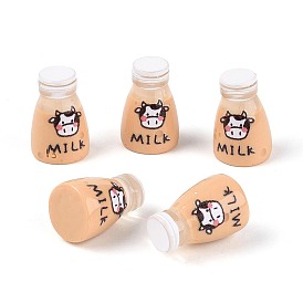 Напечатанные непрозрачные смоляные фигурки молочных продуктов для украшения витрин., аксессуары для кукольного домика с микро-ландшафтом, притворяясь опорными украшениями