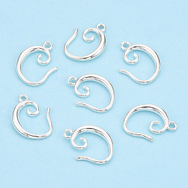 Crochets d'oreille en laiton, sans nickel