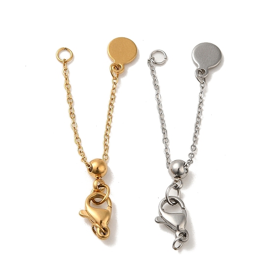 Rack Plating Brass Chain Extender,  Long-Lasting, Lead Free & Cadmium Free