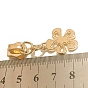Zinc Alloy Zipper Head with Flower Charms, Zipper Pull Replacement, Zipper Sliders for Purses Luggage Bags Suitcases