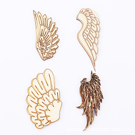 Angel Wings Chip, Wooden DIY Craft Home Decoration