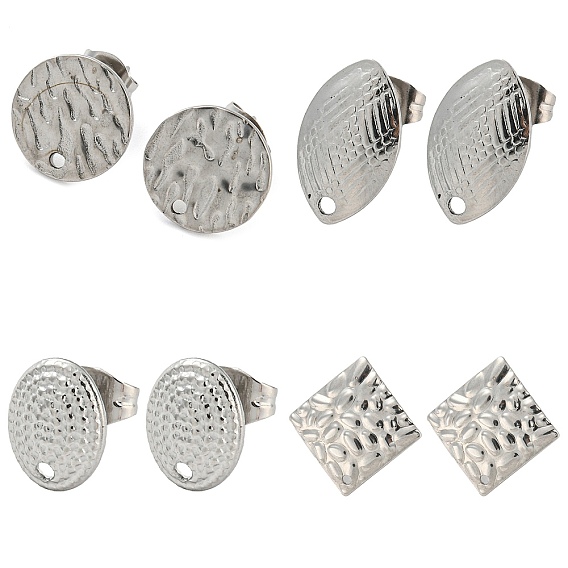 304 Выводы серьги из нержавеющей стали шпилька, с отверстием