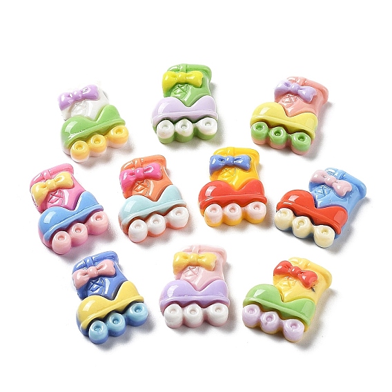 Непрозрачные кабошоны из смолы, для изготовления ювелирных изделий, кататься на роликах