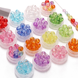 50Pcs Transparent Acrylic Beads