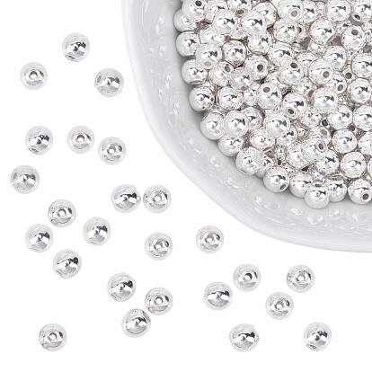 Electroplate Non-magnetic Synthetic Hematite Beads Strands, Beads Strands, Grade AAA, Long-Lasting Plated, Round