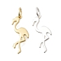 Латунные подвески, прелести фламинго, без кадмия и без свинца, стойки покрытие, долговечный