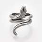 Alloy Cuff Finger Rings, Snake
