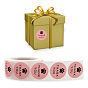 Thank You Stickers Roll, Round Paper, Adhesive Labels, Decorative Sealing Stickers, for Gifts, Party