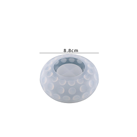 Bowl with Polka Dot Pattern Silicone Molds, Storage Molds, for UV Resin, Epoxy Resin Craft Making