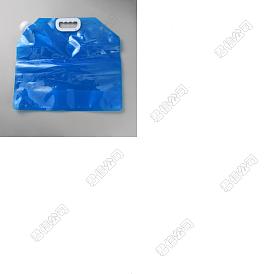 4pcs sac à eau extérieur en plastique, sac de stockage d'eau potable pliable portable, pour le camping