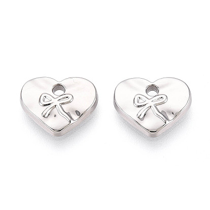 Стойки подвески обшивки сплава, сердечко с подвесками-бантиками, без кадмия и без свинца