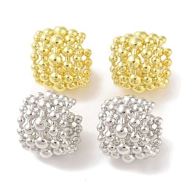 Латунные серьги-каффы для женщин