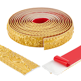 Самоклеящаяся гибкая молдинг из ПВХ, потолочная лепнина, отделка стен под мебель, дверь, гардероб, домашнего декора, имитация левкаса