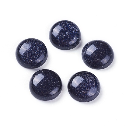 Cabujones de piedras preciosas, teñido, semicírculo