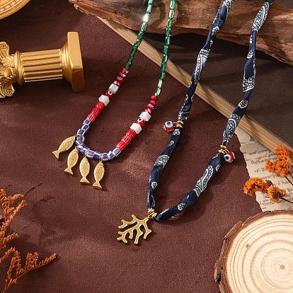 Кулоны из латуни, смолы и стекла, подвески на цепочках, золотые