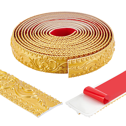 Самоклеящаяся гибкая молдинг из ПВХ, потолочная лепнина, отделка стен под мебель, дверь, гардероб, домашнего декора, имитация левкаса