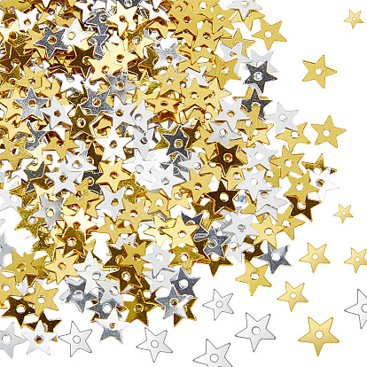 100g 2 цвета ПЭТ пайетки/подвески из пайеток, звезда, украшение-аксессуар