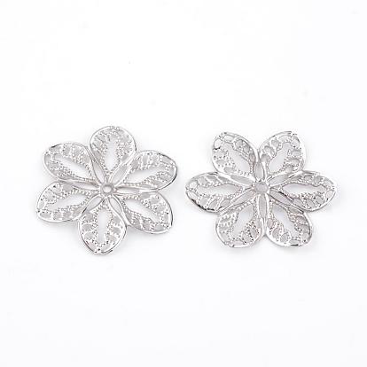 Iron Links, Etched Metal Embellishments, Flower