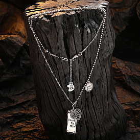 925 collier pendentif coeur en argent pour femme, chaîne de clavicule minimaliste avec chaîne de pull en argent thaïlandais vintage