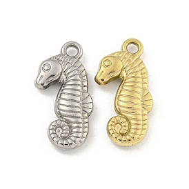 Ионное покрытие (ip) 304 подвески из нержавеющей стали, очарование морского конька