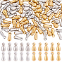 80Pcs 4 Colors 201 Stainless Steel Charms, Teardrop