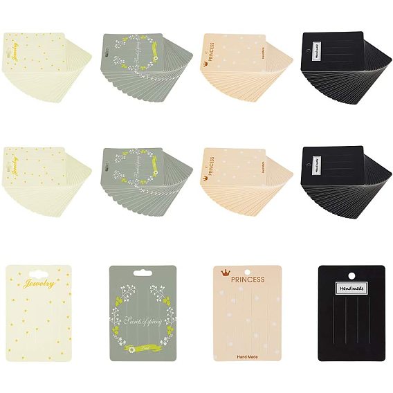 Заколка для волос, для показа упаковки клипов, прямоугольник со словом