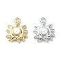 Alliage avec pendentifs en perles abs, fleur