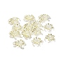 Transparent Acrylic Bead Caps, Flower
