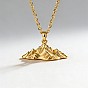 Alloy Pendant Necklaces, Mountain