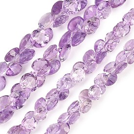 Природный аметист нитей бисера, граненые, алмаз, Топ пробуренной
