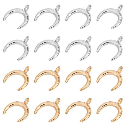 304 подвески из нержавеющей стали, двойной рог / полумесяц